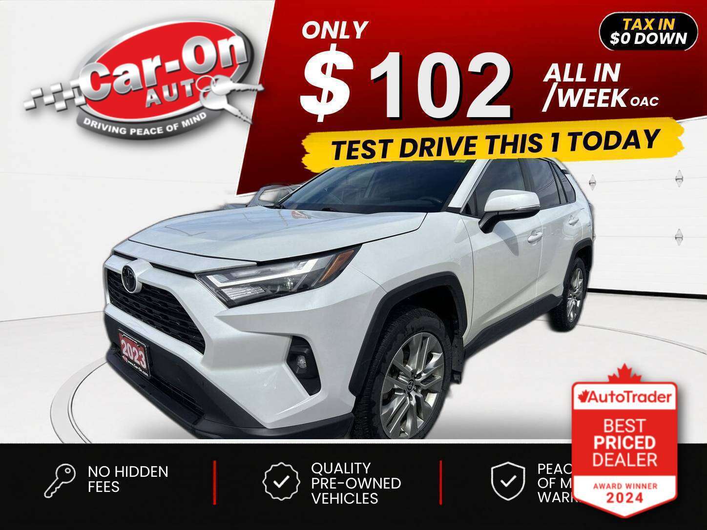 2023 Toyota RAV4 $0 DOWN $102/WEEK ALL IN