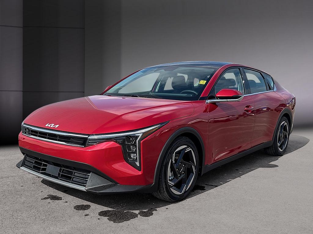 Red 2026 Kia K4 EX FWD Sedan Front-Wheel Drive Continuously Variable Transmission