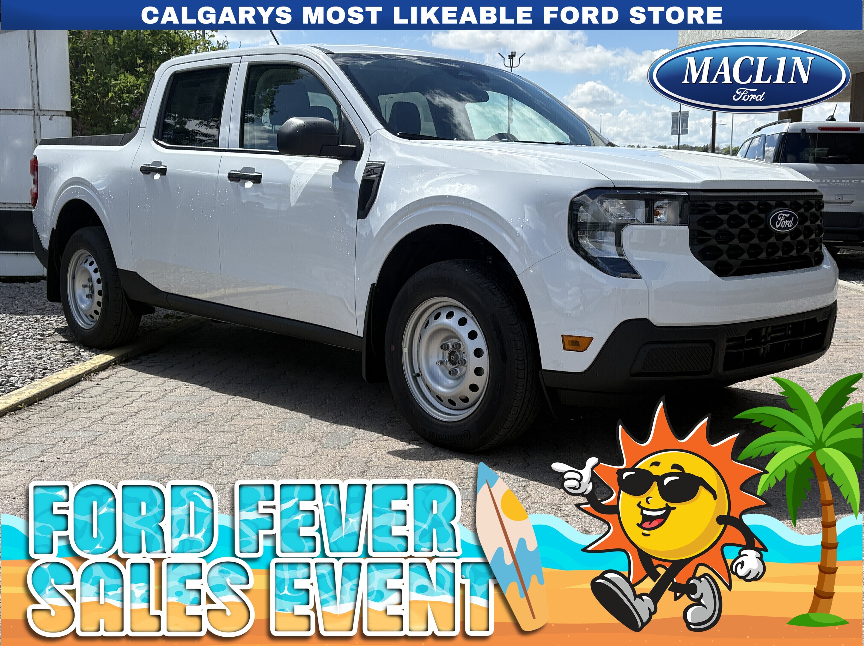 White 2026 Ford Maverick XL SuperCrew AWD Pickup Truck All-Wheel Drive 8-Speed Automatic