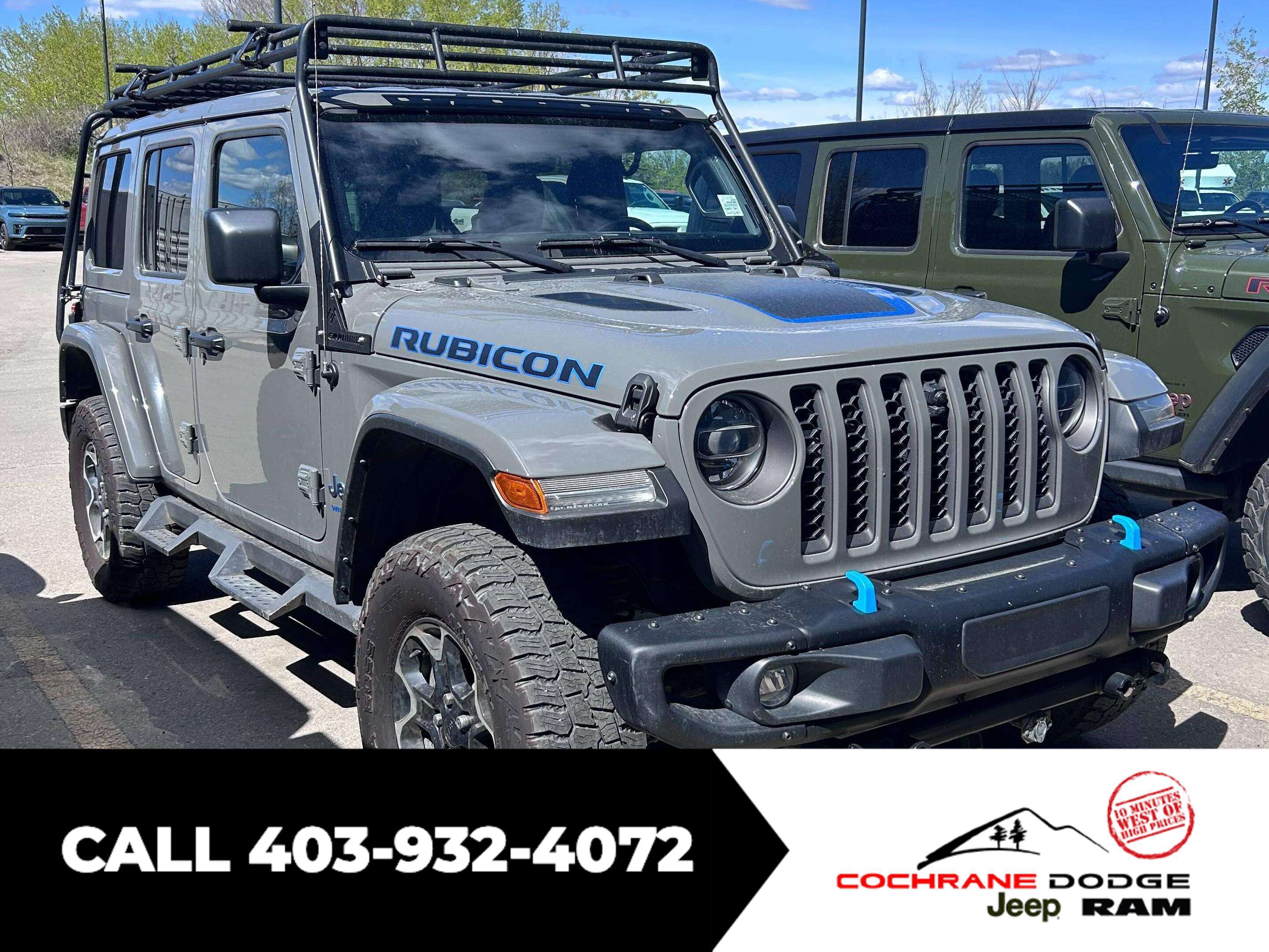 Gray 2021 Jeep Wrangler 4xe Rubicon 4WD SUV / Crossover Four-Wheel Drive 8-Speed Automatic