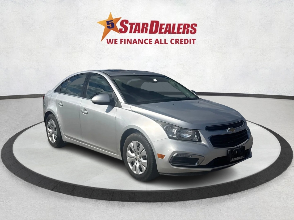 Silver 2016 Chevrolet Cruze Limited 1LT FWD Sedan Front-Wheel Drive 6-Speed Manual