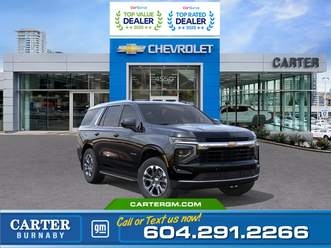 Black 2026 Chevrolet Tahoe LS 4WD SUV / Crossover Four-Wheel Drive Automatic