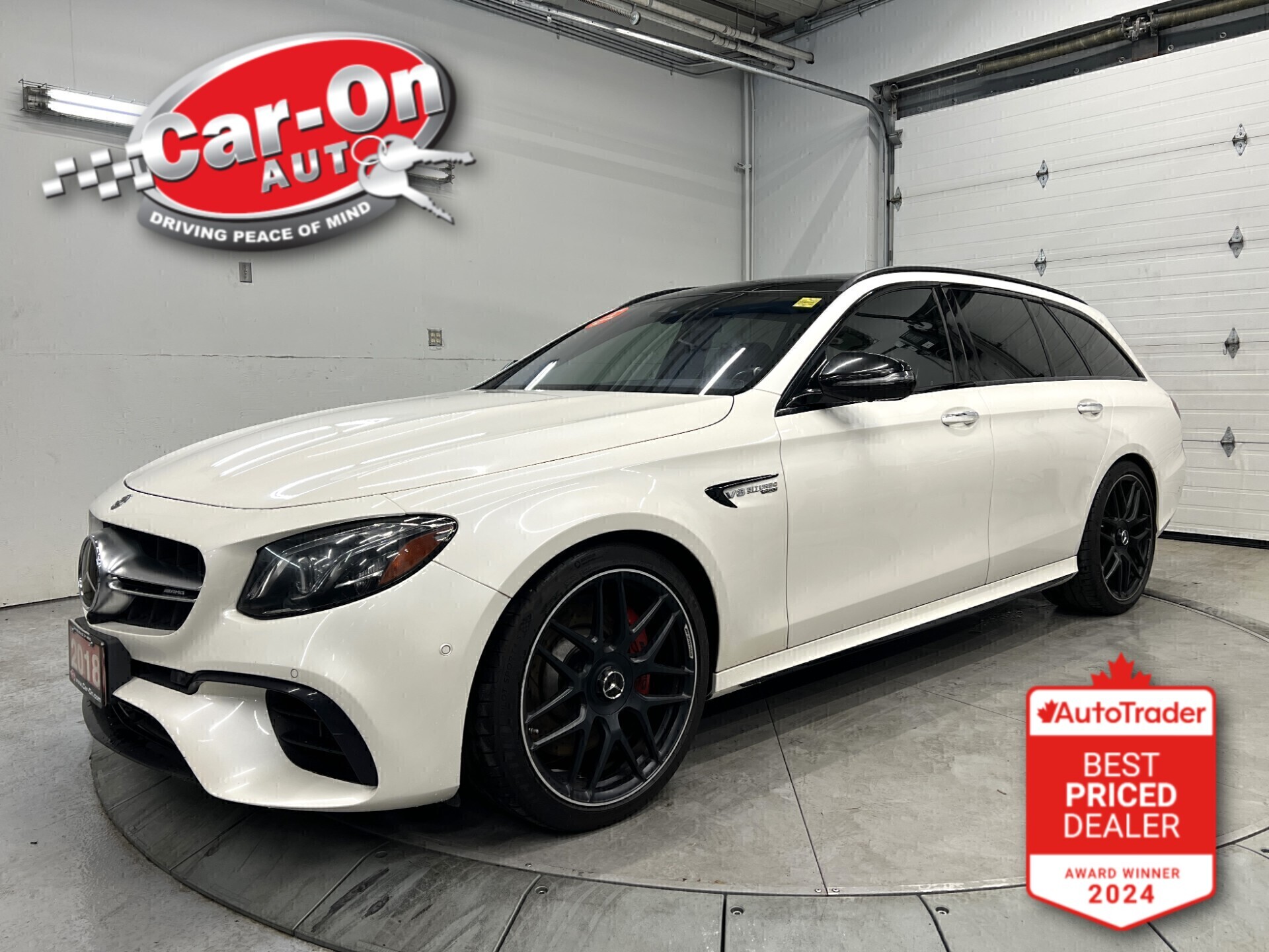 White 2018 Mercedes-Benz E-Class AMG E 63 S Wagon 4MATIC Wagon All-Wheel Drive Automatic