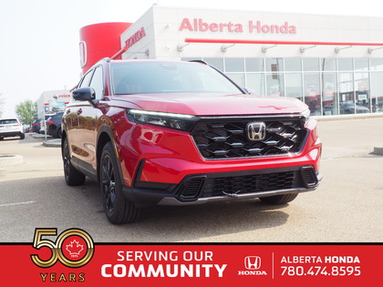 Red 2026 Honda CR-V Hybrid Sport AWD SUV / Crossover All-Wheel Drive Continuously Variable Transmission