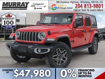 Red 2026 Jeep Wrangler Sahara 4-Door 4WD SUV / Crossover Four-Wheel Drive 8-Speed Automatic