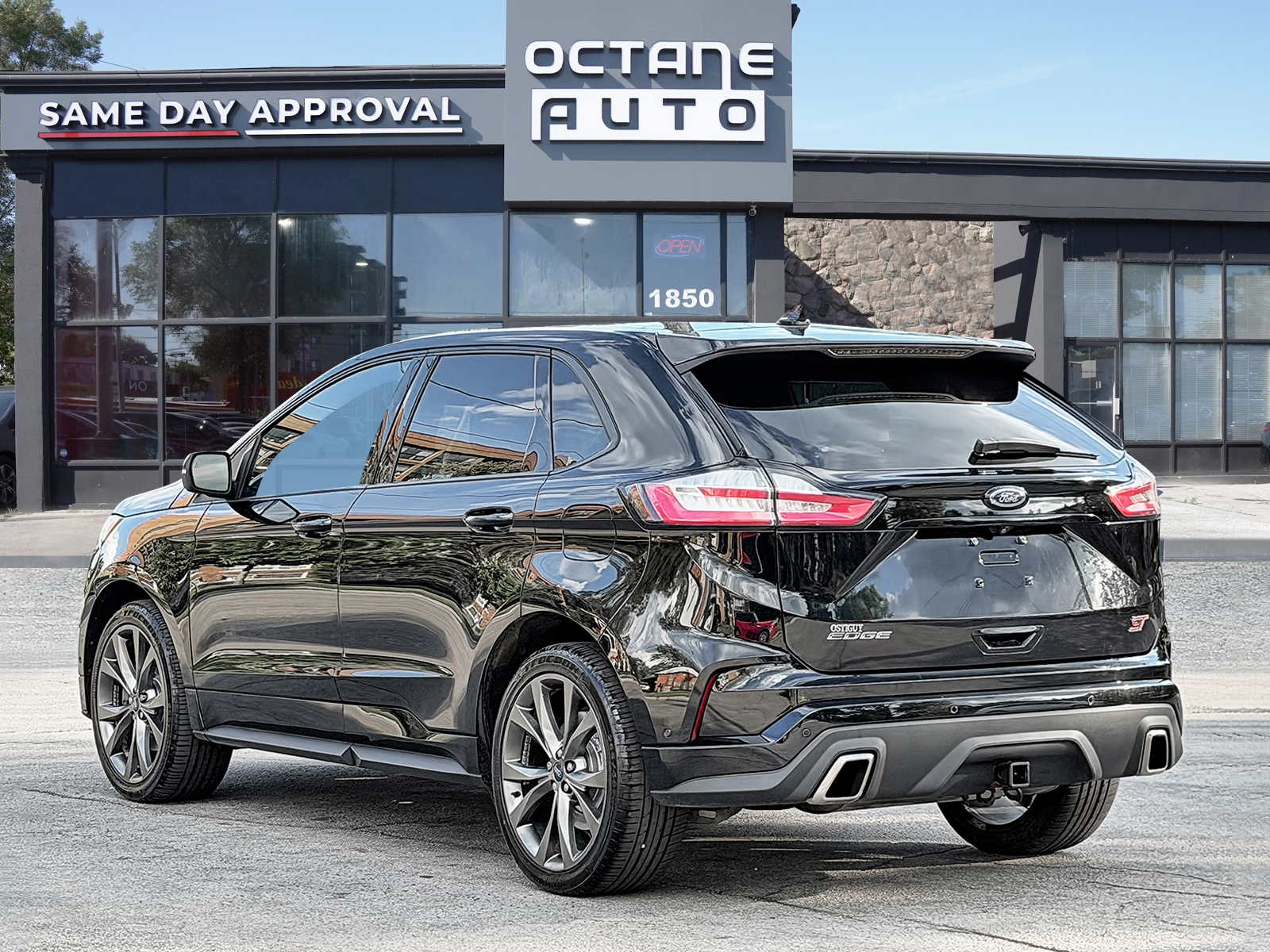 Black 2019 Ford Edge ST AWD SUV / Crossover All-Wheel Drive 8-Speed Automatic