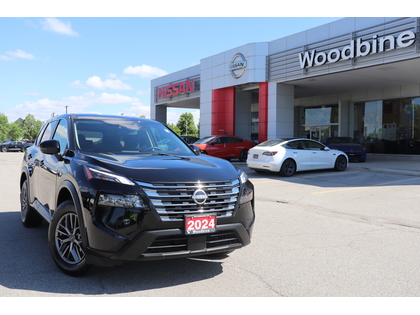 Black 2024 Nissan Rogue S AWD SUV / Crossover All-Wheel Drive Continuously Variable Transmission