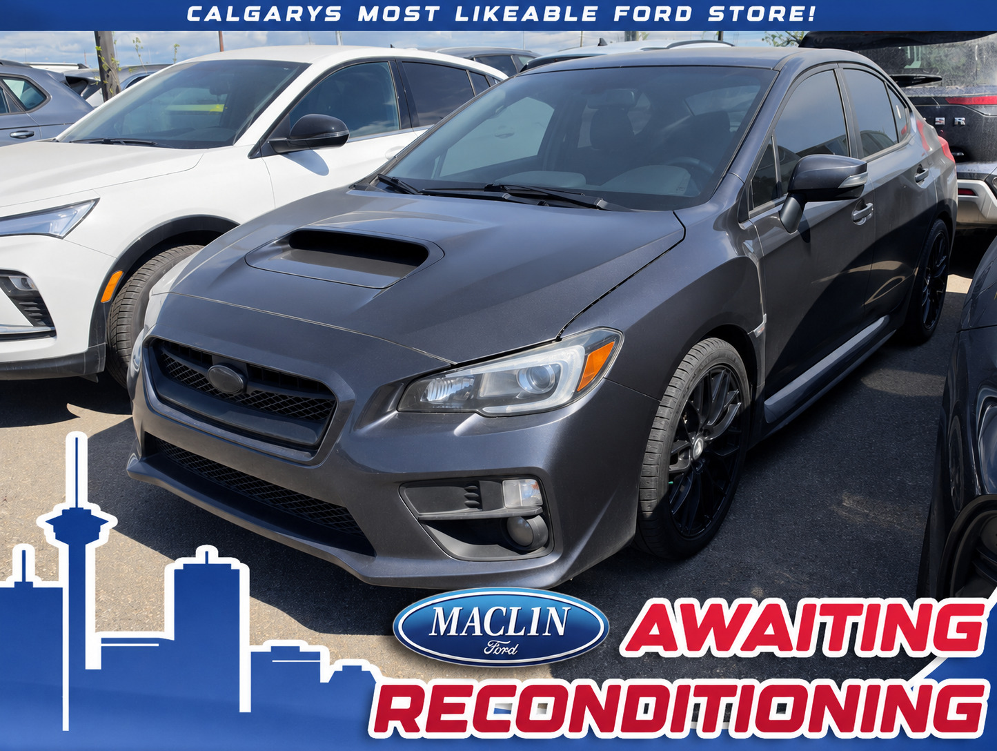 Gray 2017 Subaru WRX Sport-tech Sedan 6-Speed Manual
