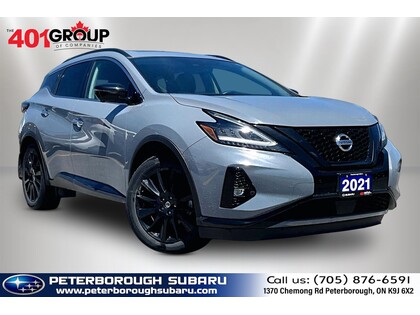 Gray 2021 Nissan Murano SL AWD SUV / Crossover All-Wheel Drive Continuously Variable Transmission