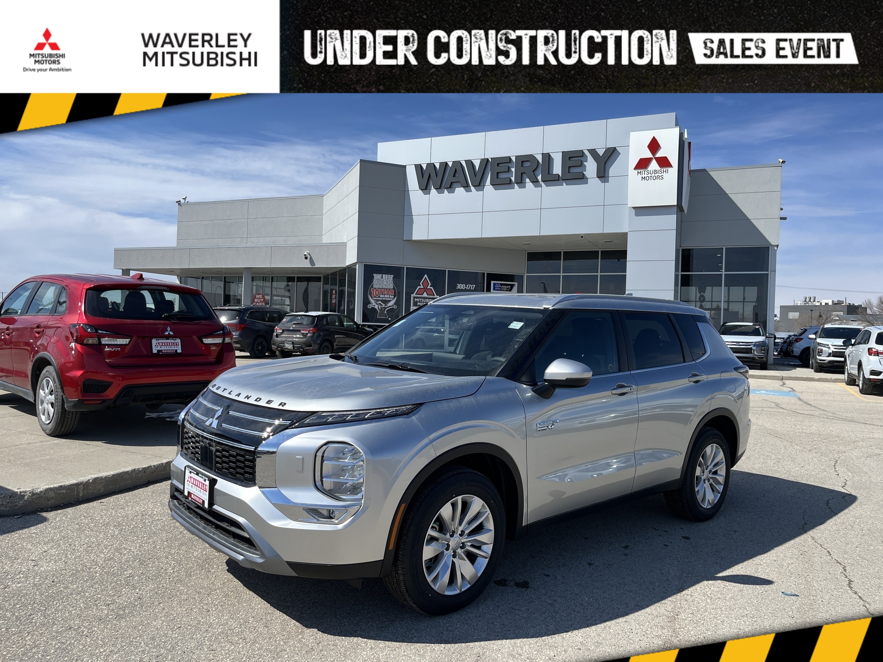 Silver 2026 Mitsubishi Outlander Hybrid Plug-in SE S-AWC SUV / Crossover All-Wheel Drive 1-Speed Automatic