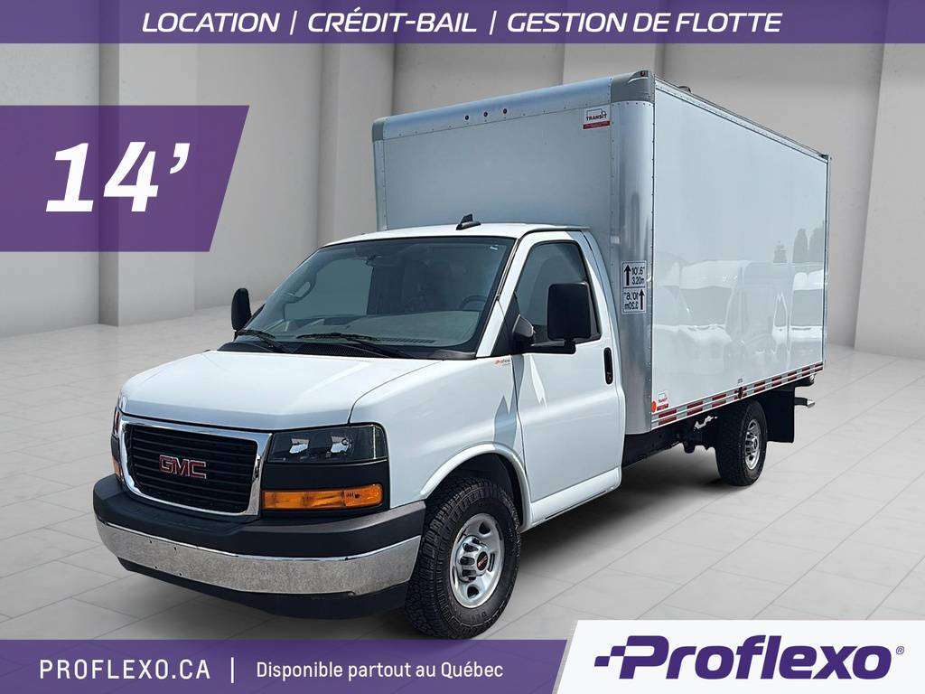 White 2024 GMC Savana Chassis 3500 159 Cutaway RWD Van Rear-Wheel Drive 8-Speed Automatic