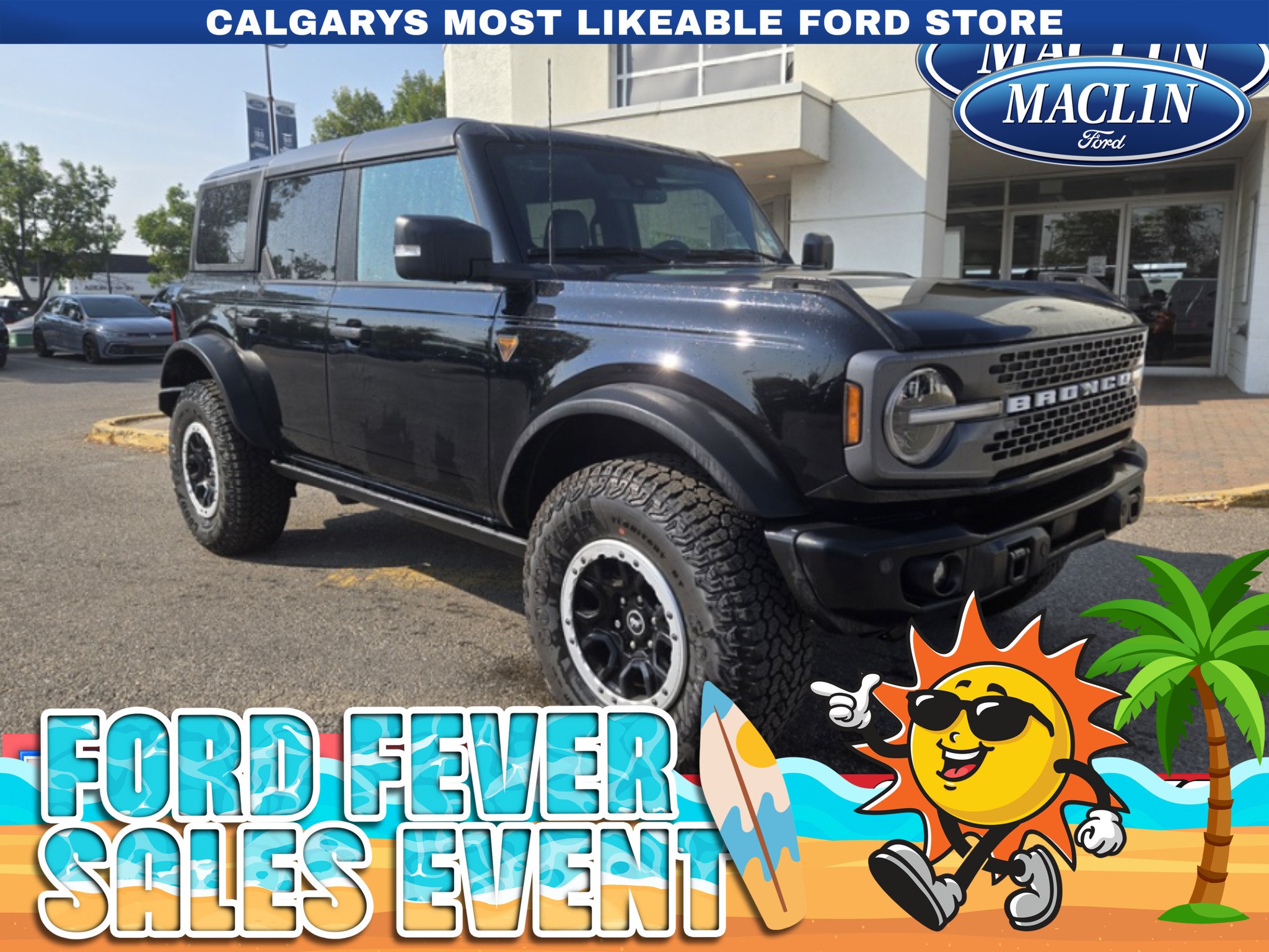 Black 2025 Ford Bronco Badlands 4-Door 4WD SUV / Crossover Four-Wheel Drive Automatic