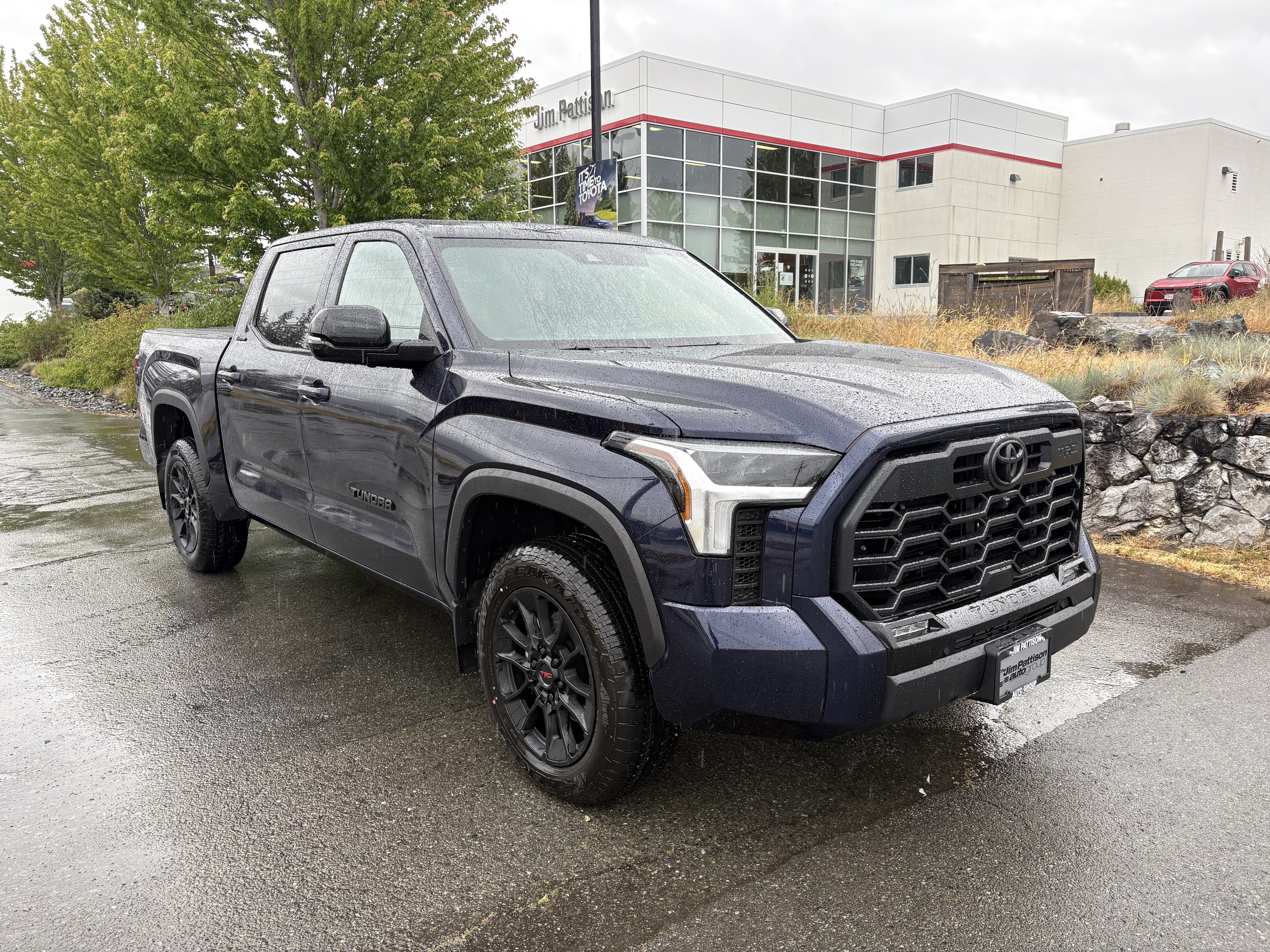Blue 2026 Toyota Tundra Limited CrewMax Cab 4WD Pickup Truck Four-Wheel Drive Automatic