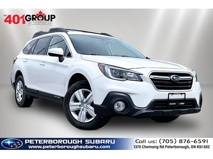 White 2019 Subaru Outback 2.5i AWD Wagon All-Wheel Drive Continuously Variable Transmission
