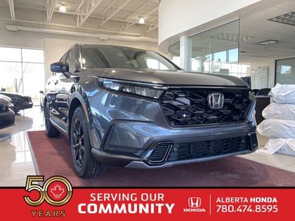Gray 2026 Honda CR-V Hybrid EX-L AWD SUV / Crossover Continuously Variable Transmission