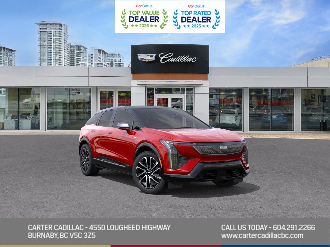 Red 2026 Cadillac OPTIQ Sport AWD SUV / Crossover All-Wheel Drive 1-Speed Automatic