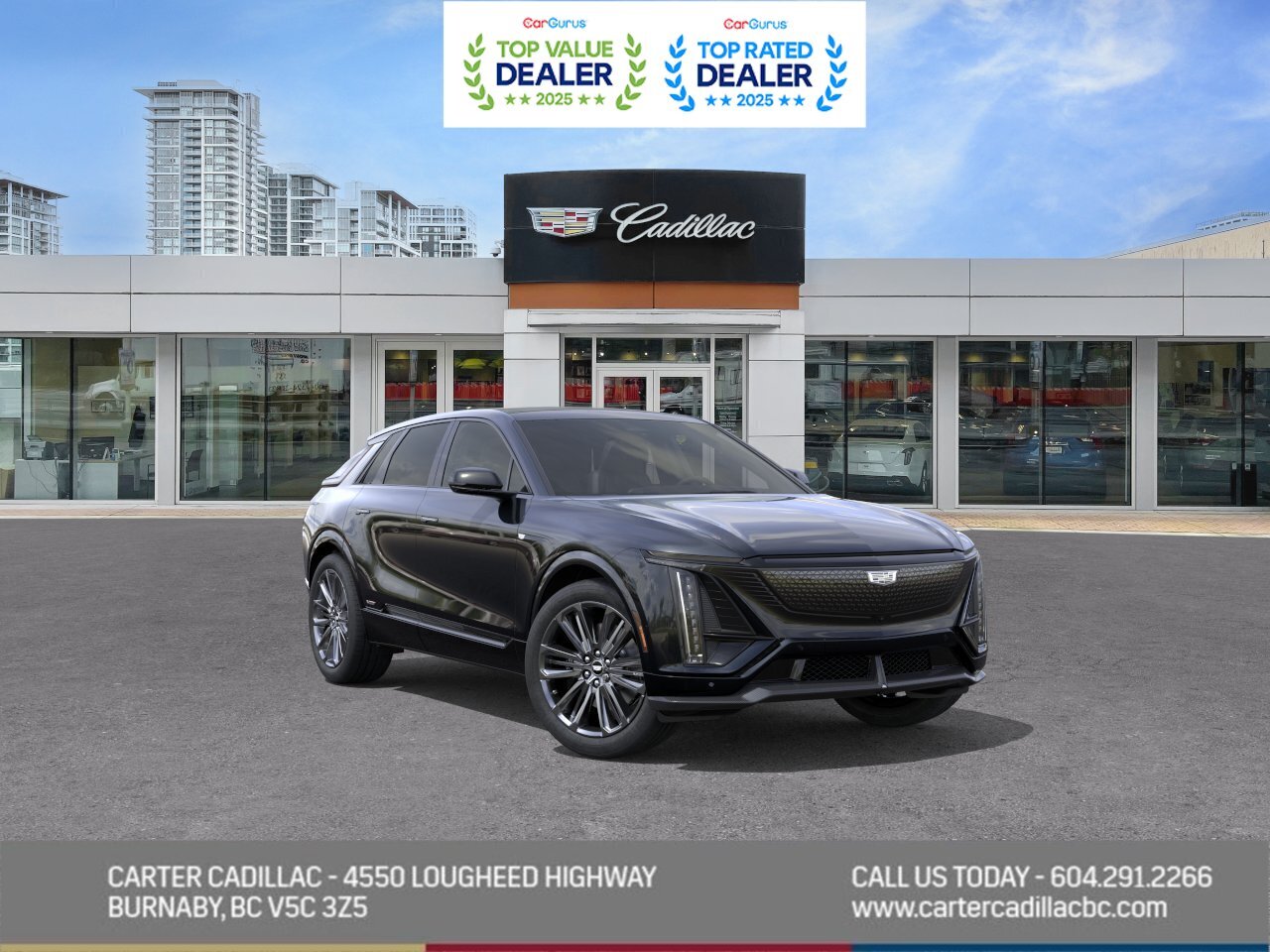 Black 2026 Cadillac LYRIQ-V Premium AWD SUV / Crossover All-Wheel Drive 1-Speed Automatic
