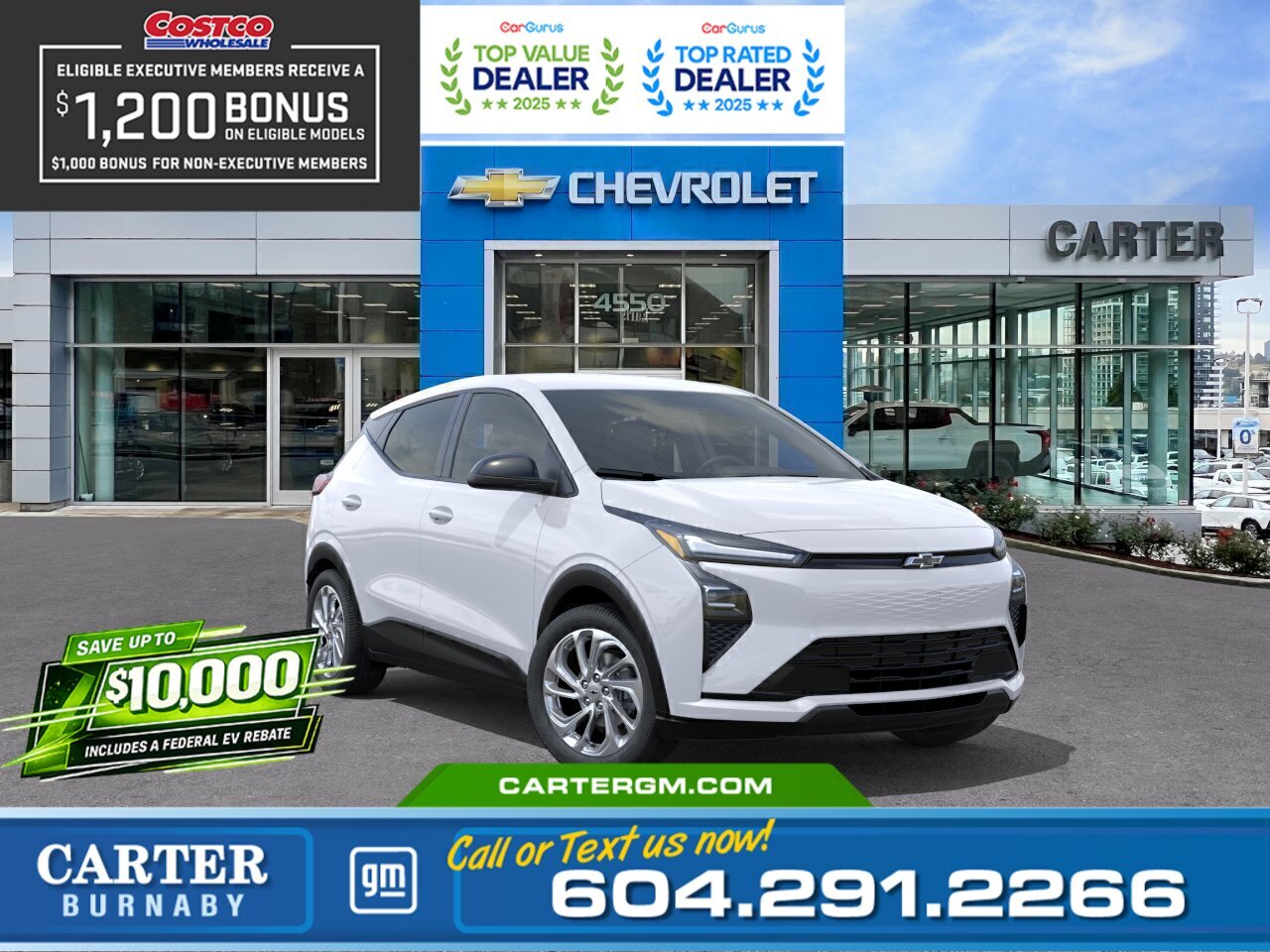 White 2027 Chevrolet Bolt LT FWD SUV / Crossover Front-Wheel Drive 1-Speed Automatic