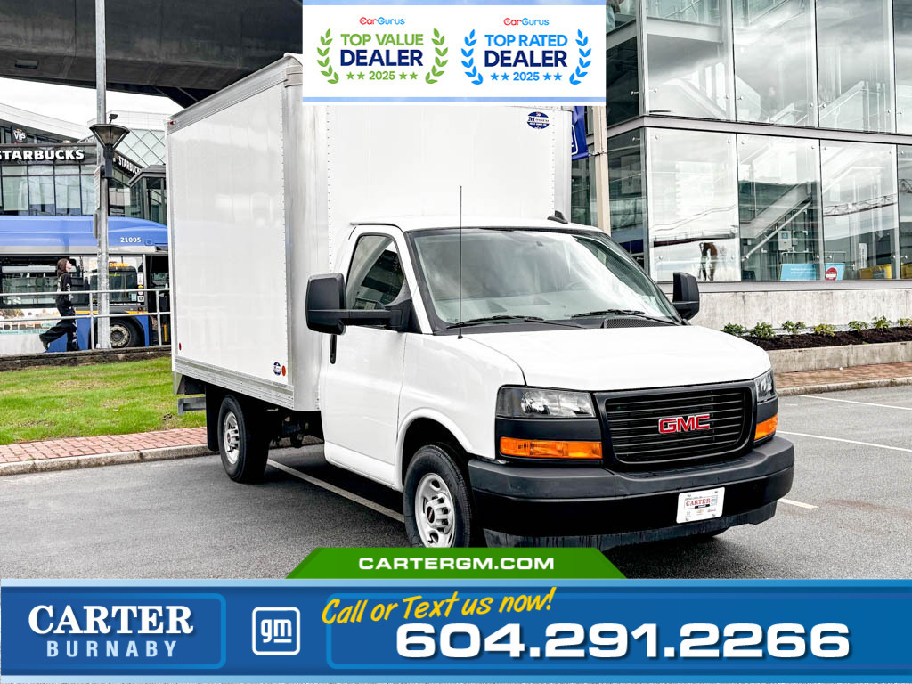 White 2024 GMC Savana Chassis 3500 139 Cutaway RWD Van Rear-Wheel Drive 8-Speed Automatic