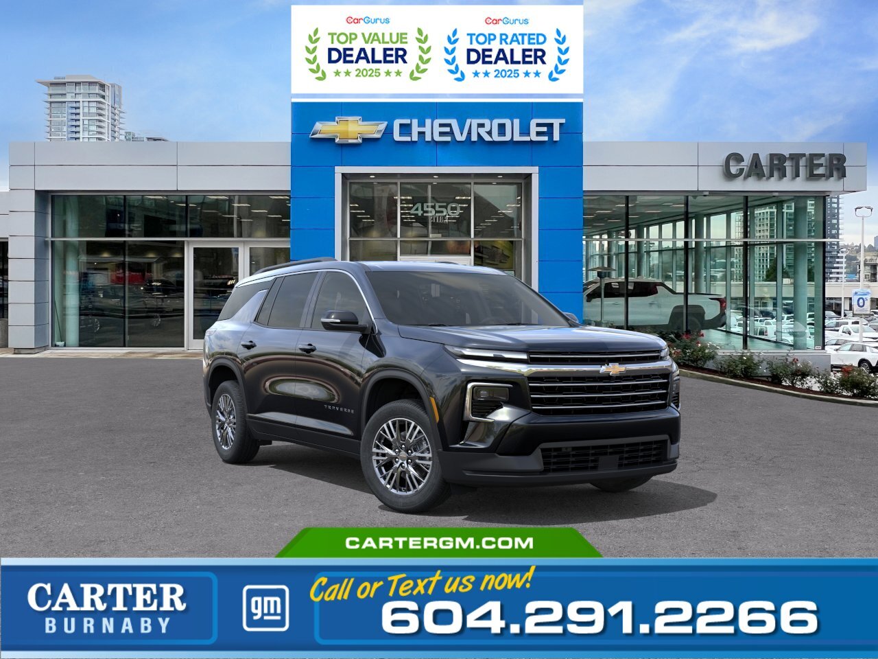 Black 2026 Chevrolet Traverse LT AWD SUV / Crossover Four-Wheel Drive 8-Speed Automatic