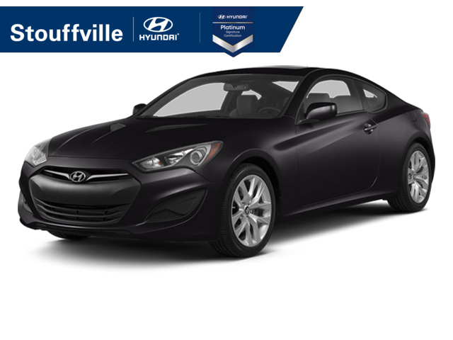 Black 2014 Hyundai Genesis Coupe 2.0T RWD Coupe Rear-Wheel Drive Automatic