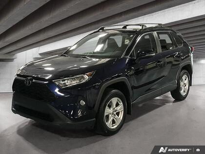 Blue 2021 Toyota RAV4 XLE AWD SUV / Crossover All-Wheel Drive Automatic
