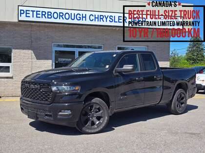 Black 2026 RAM 1500 Pickup Truck Four-Wheel Drive 8-Speed Automatic