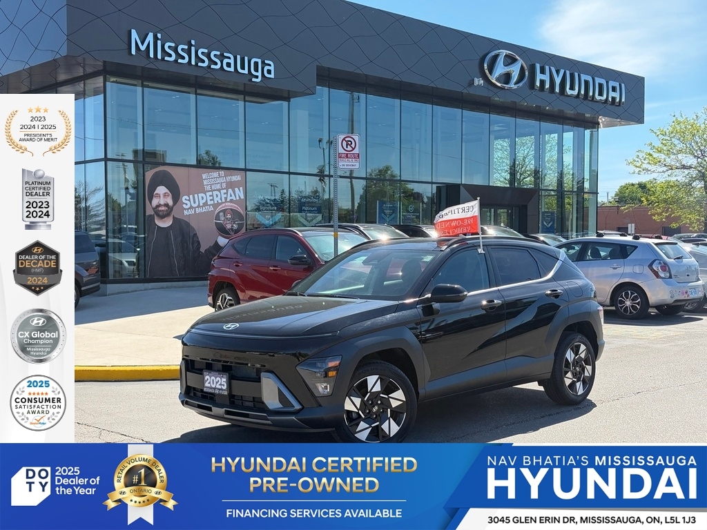 Black 2025 Hyundai Kona Preferred AWD SUV / Crossover Continuously Variable Transmission