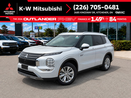 White 2026 Mitsubishi Outlander Hybrid Plug-in SE S-AWC SUV / Crossover All-Wheel Drive Automatic