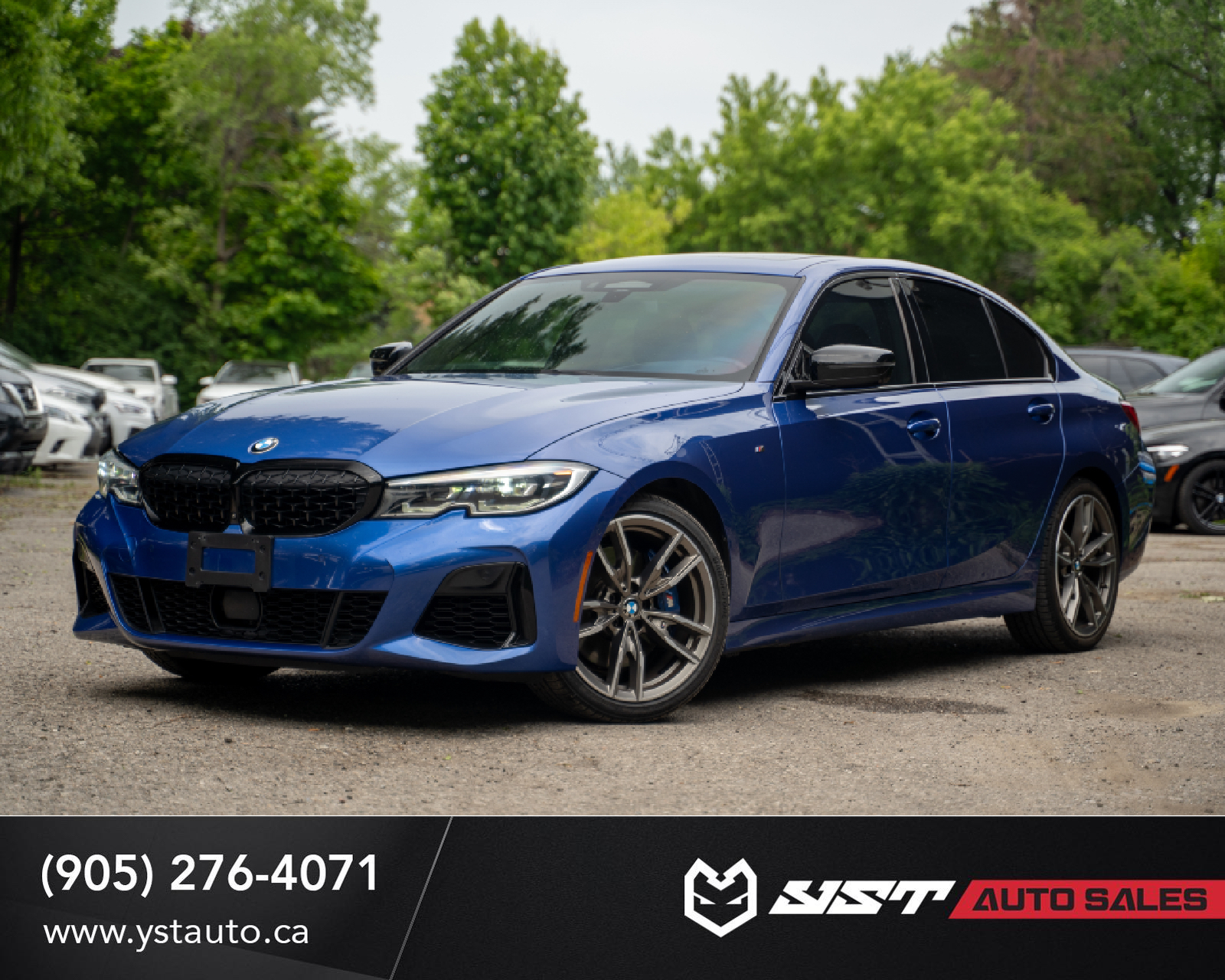 Blue 2021 BMW 3 Series M340i xDrive AWD Sedan All-Wheel Drive 8-Speed Automatic
