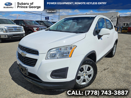 White 2014 Chevrolet Trax LS FWD SUV / Crossover 6-Speed Automatic