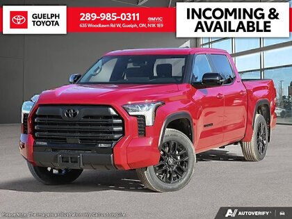 Red 2026 Toyota Tundra Limited Nightshade CrewMax Cab 4WD Pickup Truck Automatic
