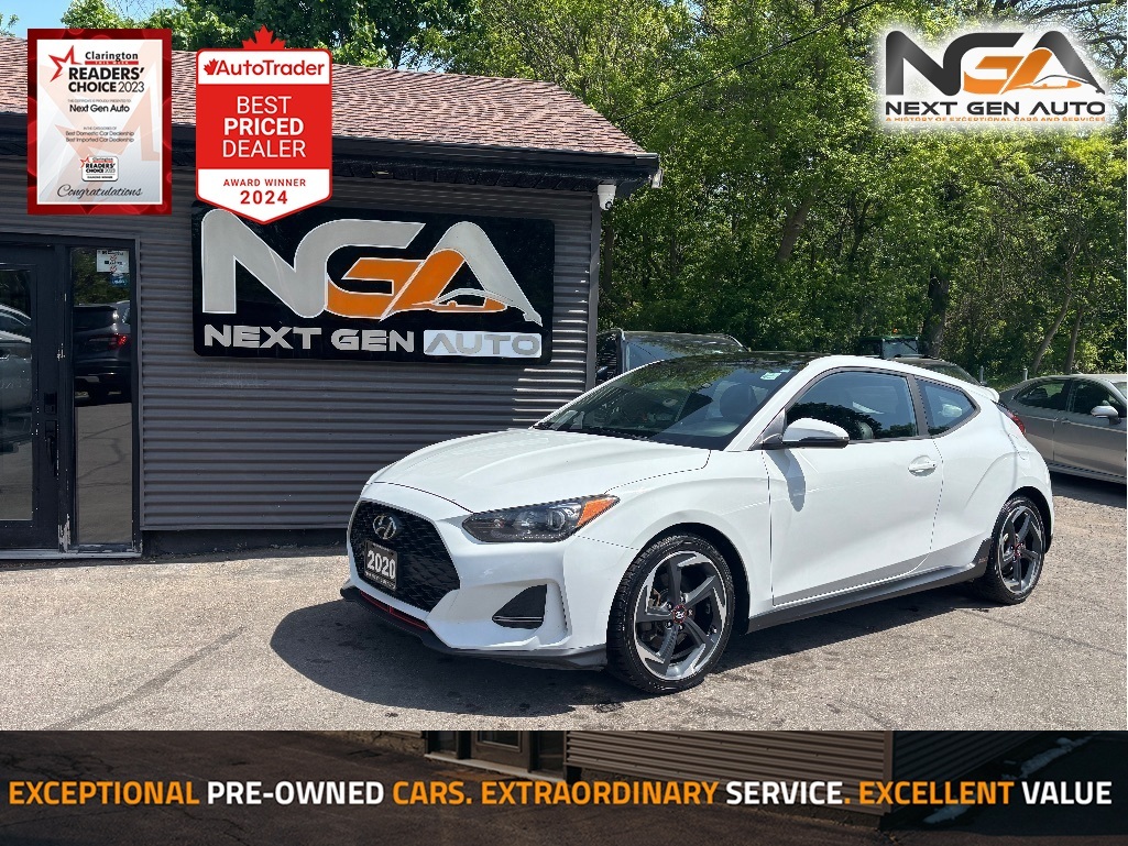 White 2020 Hyundai Veloster Turbo R-Spec FWD Coupe Front-Wheel Drive Manual