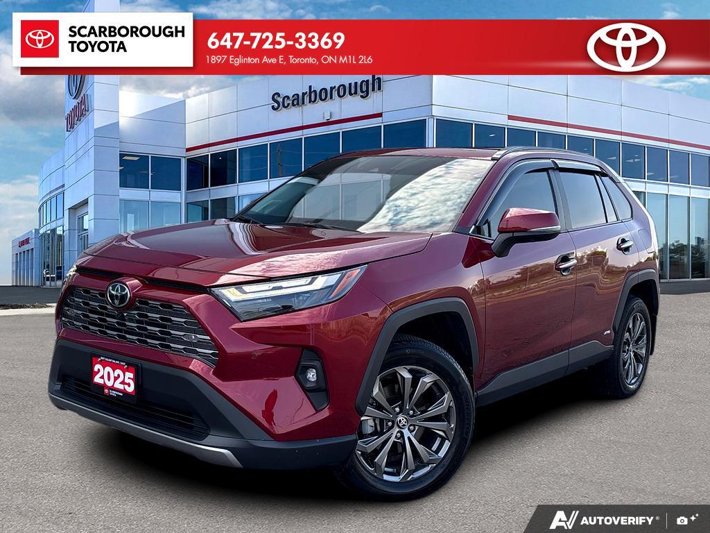 Red 2025 Toyota RAV4 Hybrid Limited AWD SUV / Crossover All-Wheel Drive Continuously Variable Transmission