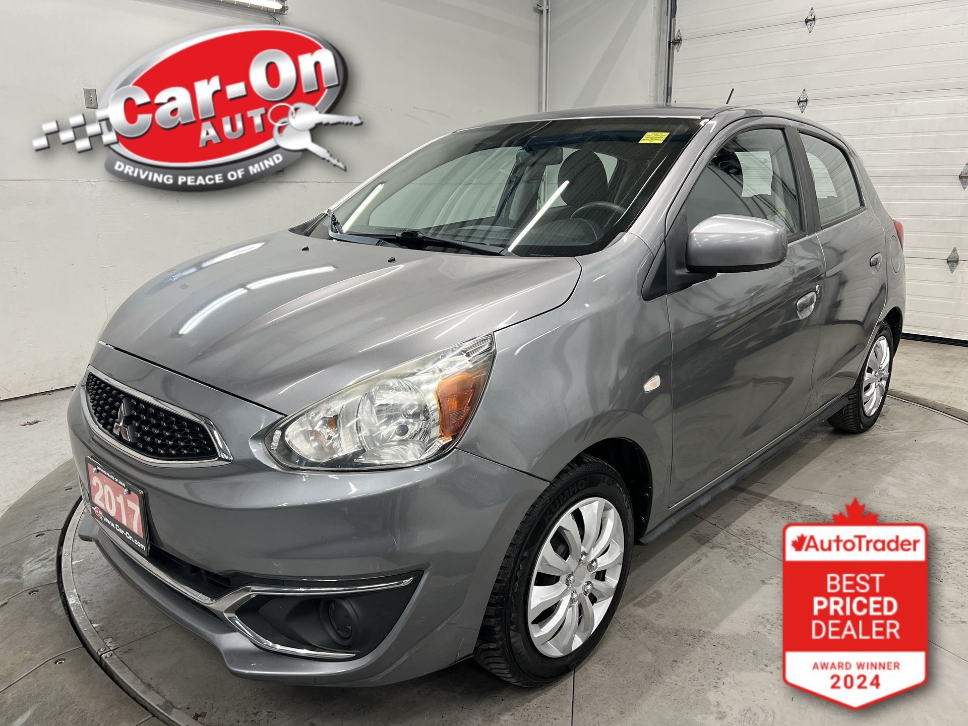 Orange 2017 Mitsubishi Mirage Hatchback Front-Wheel Drive Automatic