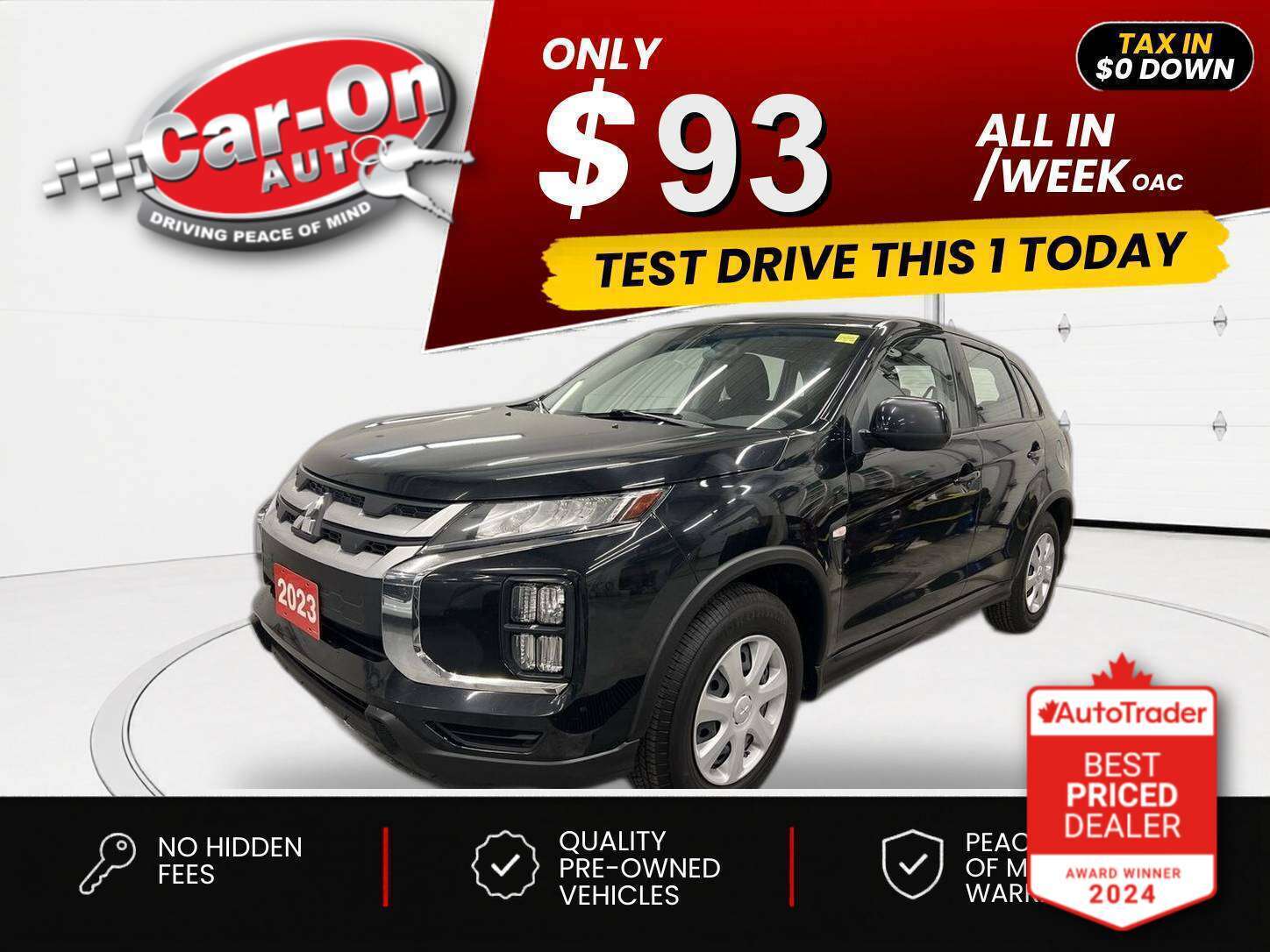 Black 2023 Mitsubishi RVR SUV / Crossover Automatic