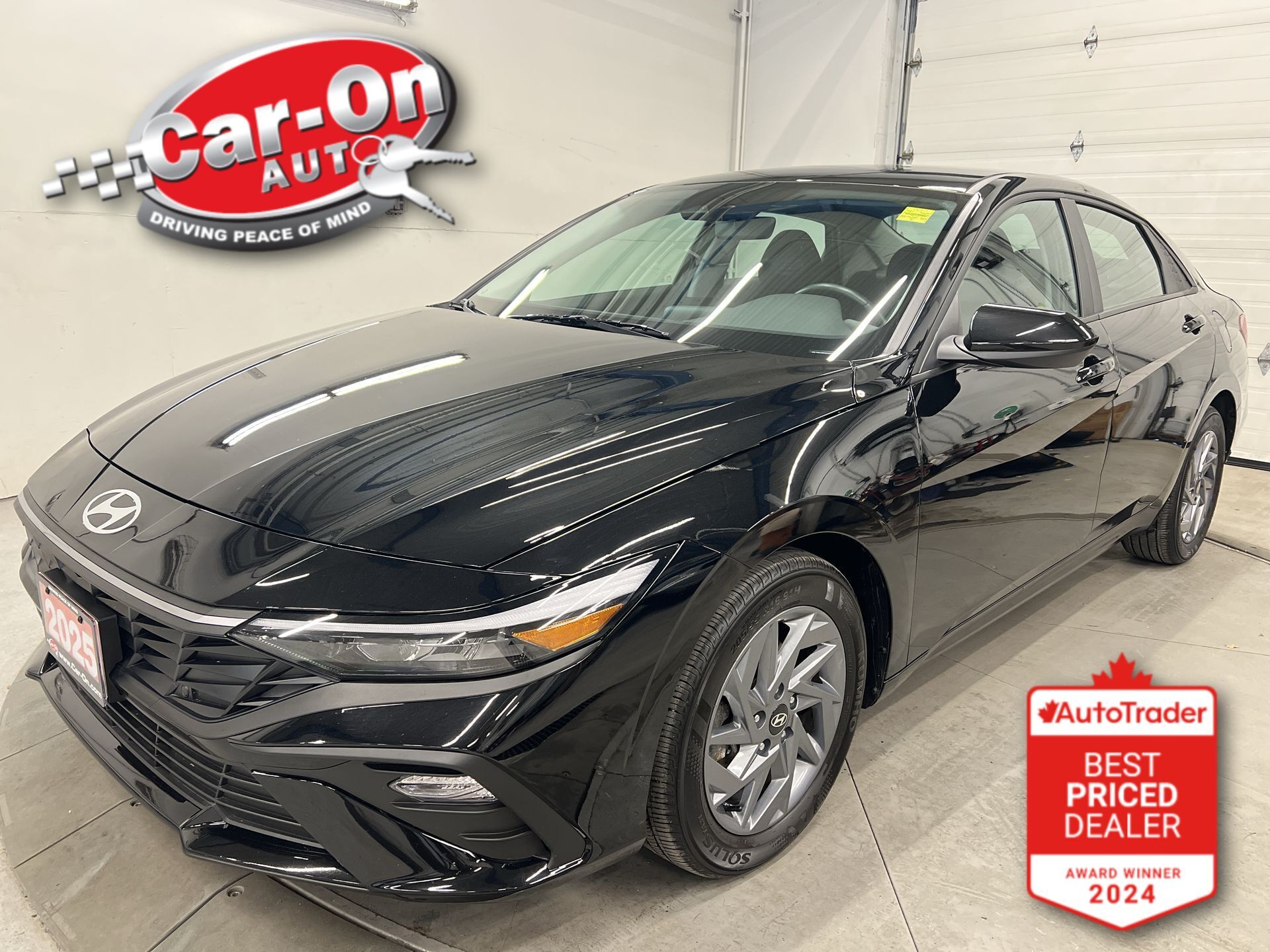 Black 2025 Hyundai Elantra Sedan Automatic