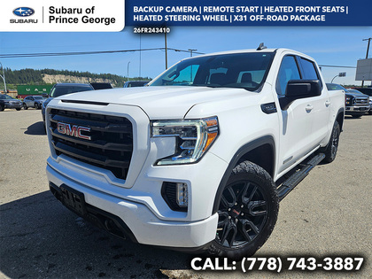 White 2022 GMC Sierra 1500 Limited Elevation Crew Cab 4WD Pickup Truck Four-Wheel Drive Automatic