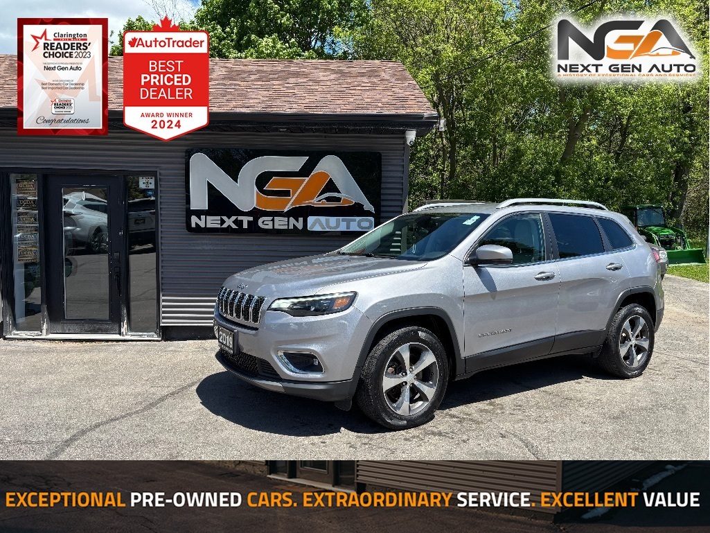 Silver 2019 Jeep Cherokee Limited 4WD SUV / Crossover Four-Wheel Drive Automatic
