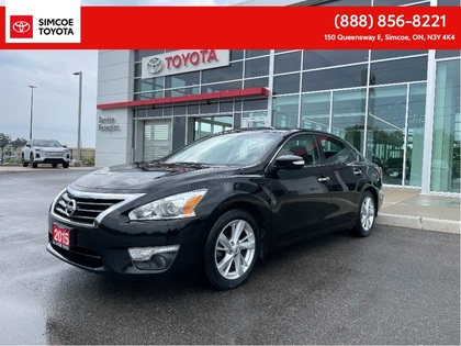Black 2015 Nissan Altima 2.5 SV Sedan Front-Wheel Drive Continuously Variable Transmission