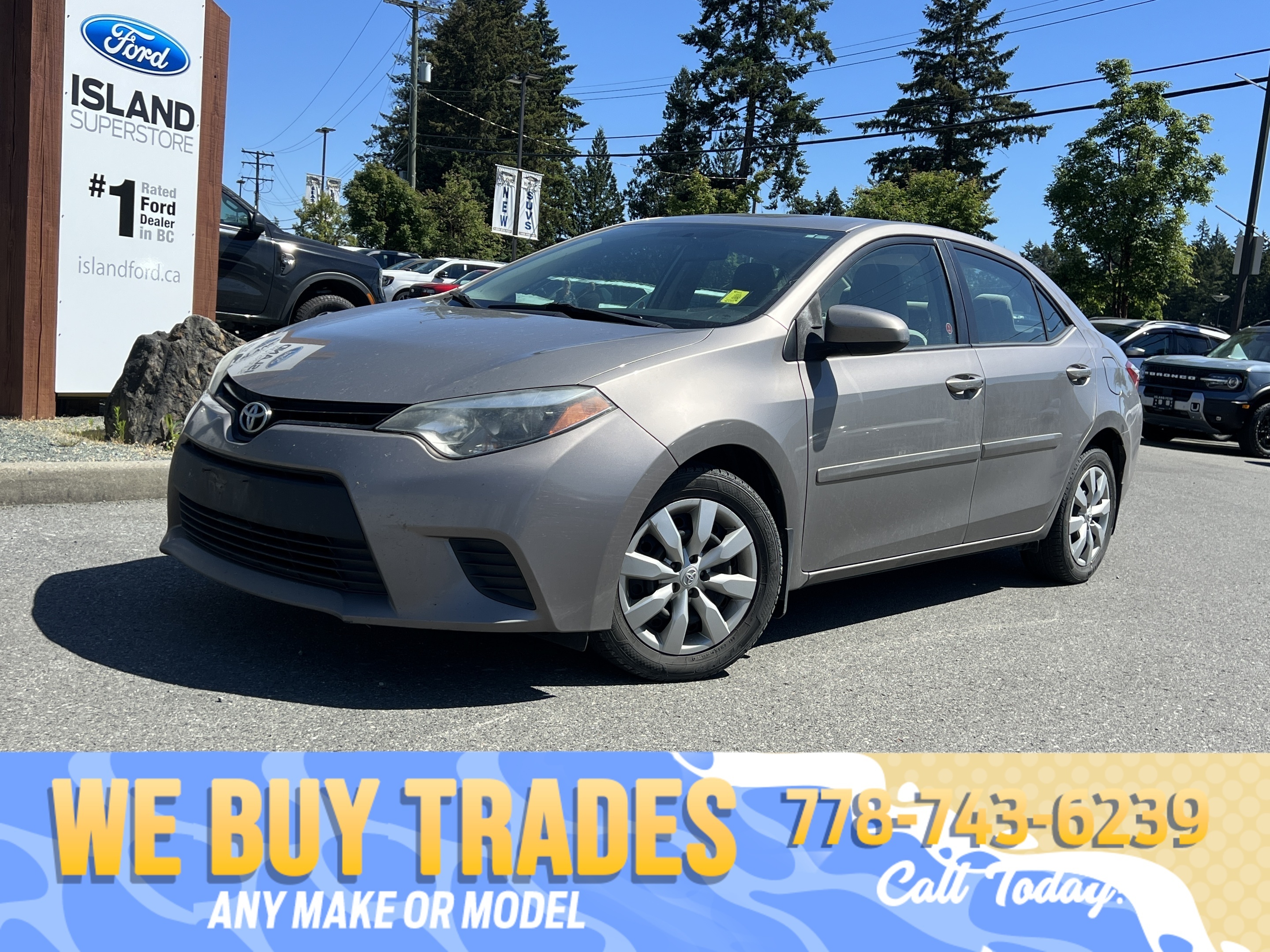 Silver 2014 Toyota Corolla Sedan Automatic