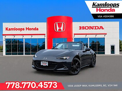 Black 2022 Mazda MX-5 GS RWD Convertible Manual