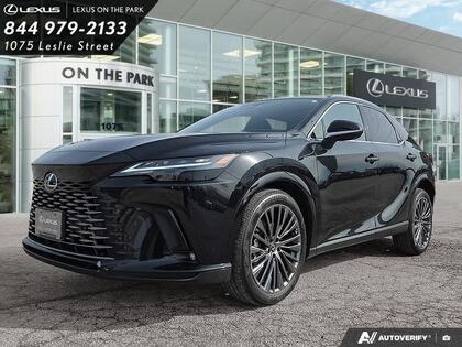 Black 2026 Lexus RX Hybrid 450h+ Ultra Premium AWD SUV / Crossover Continuously Variable Transmission