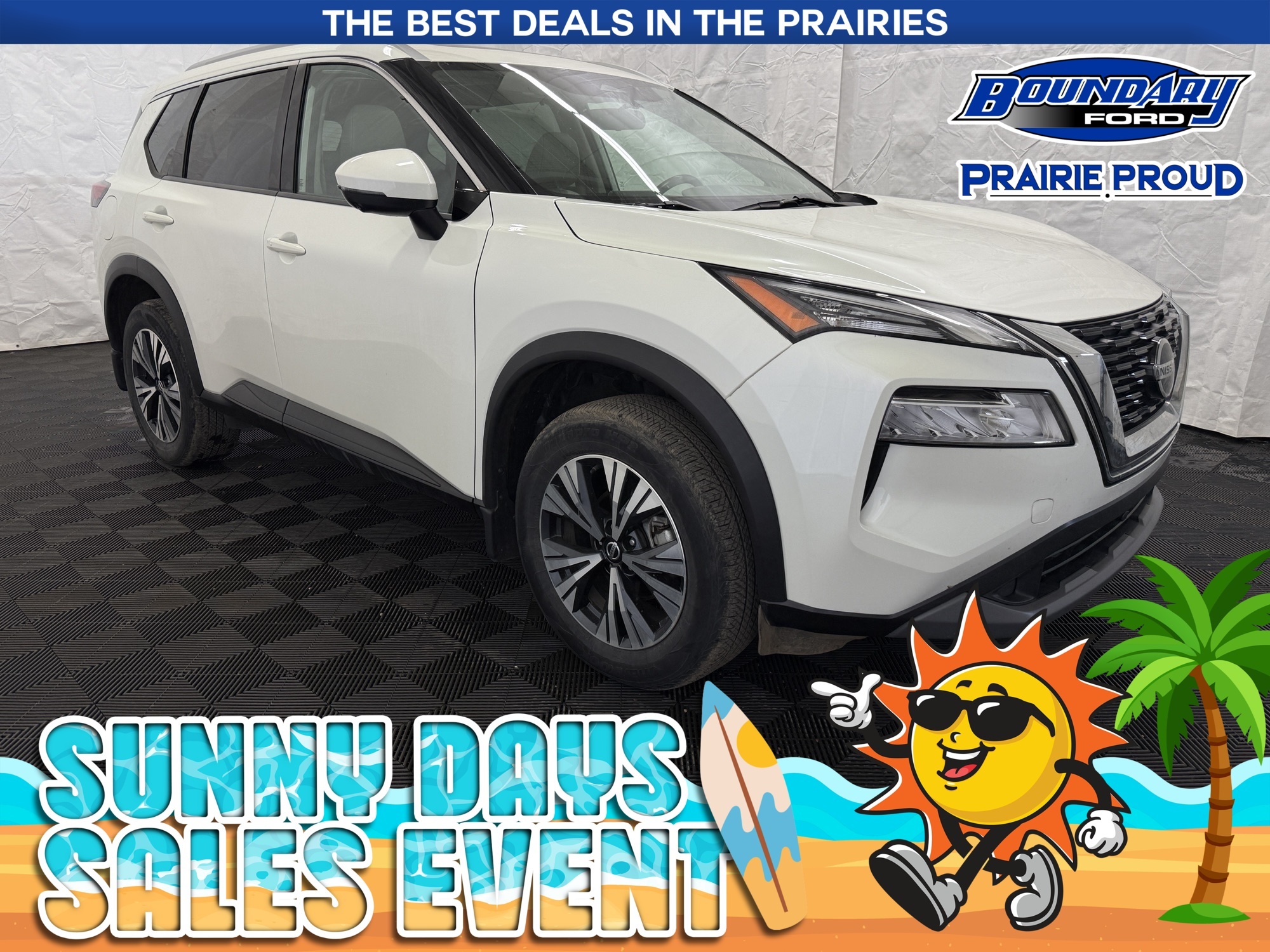 White 2021 Nissan Rogue SV AWD SUV / Crossover All-Wheel Drive Continuously Variable Transmission