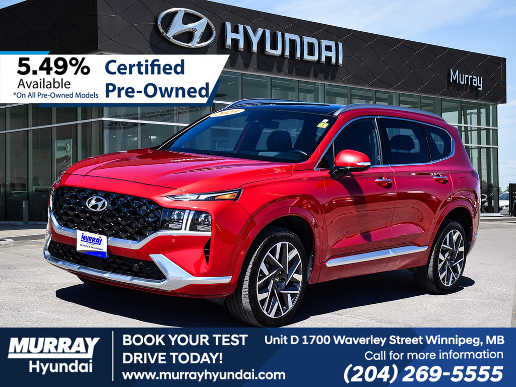 Flame Red 2023 Hyundai Santa Fe Ultimate Calligraphy AWD SUV / Crossover
