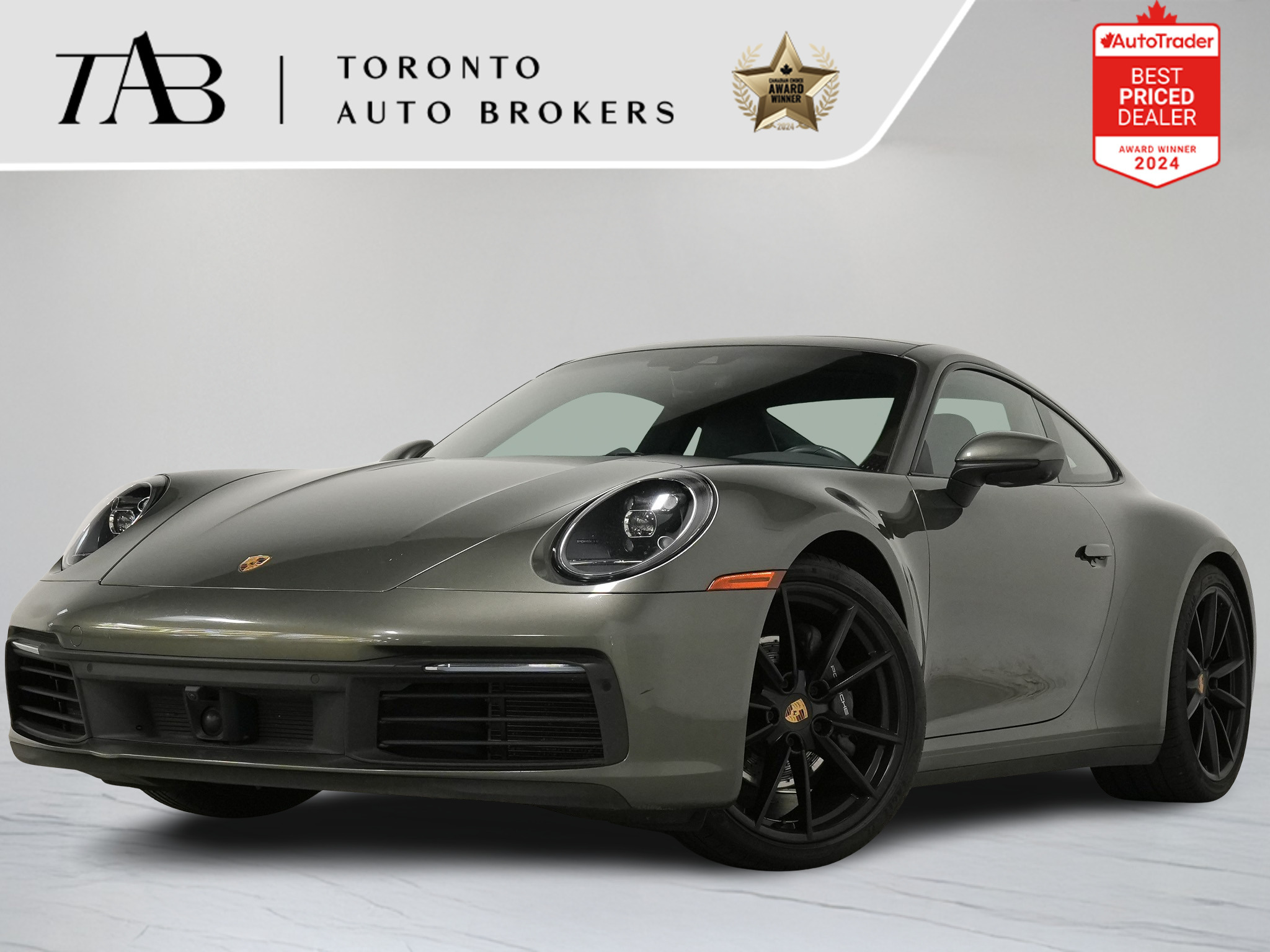 Gray 2022 Porsche 911 Carrera 4 Coupe AWD Coupe All-Wheel Drive Automatic