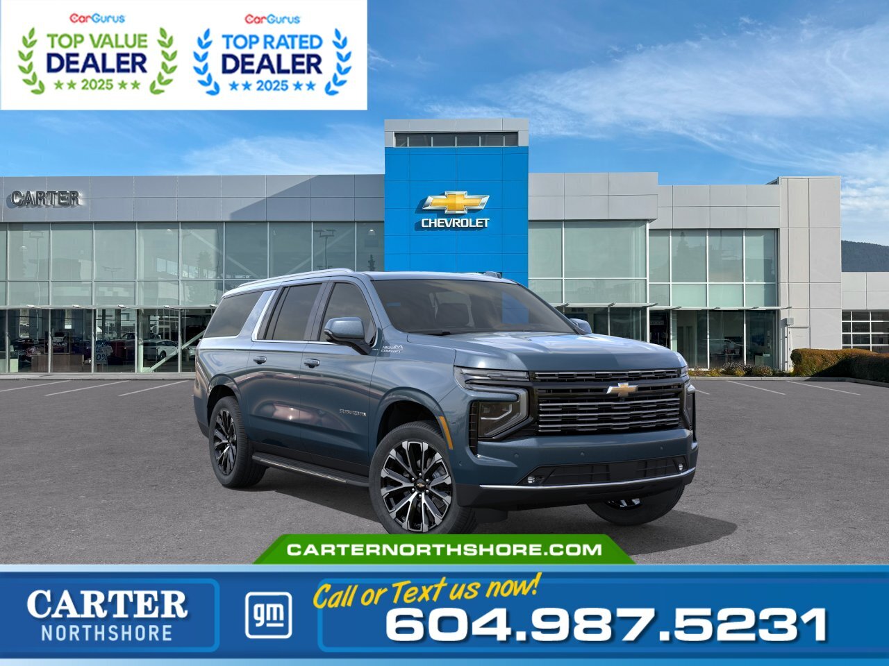 Blue 2026 Chevrolet Suburban High Country 4WD SUV / Crossover Four-Wheel Drive Automatic