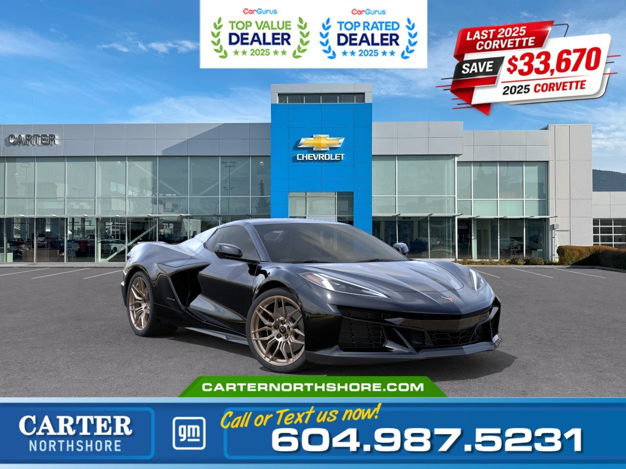 Black 2025 Chevrolet Corvette Z06 3LZ Convertible RWD Convertible Rear-Wheel Drive 8-Speed Automatic