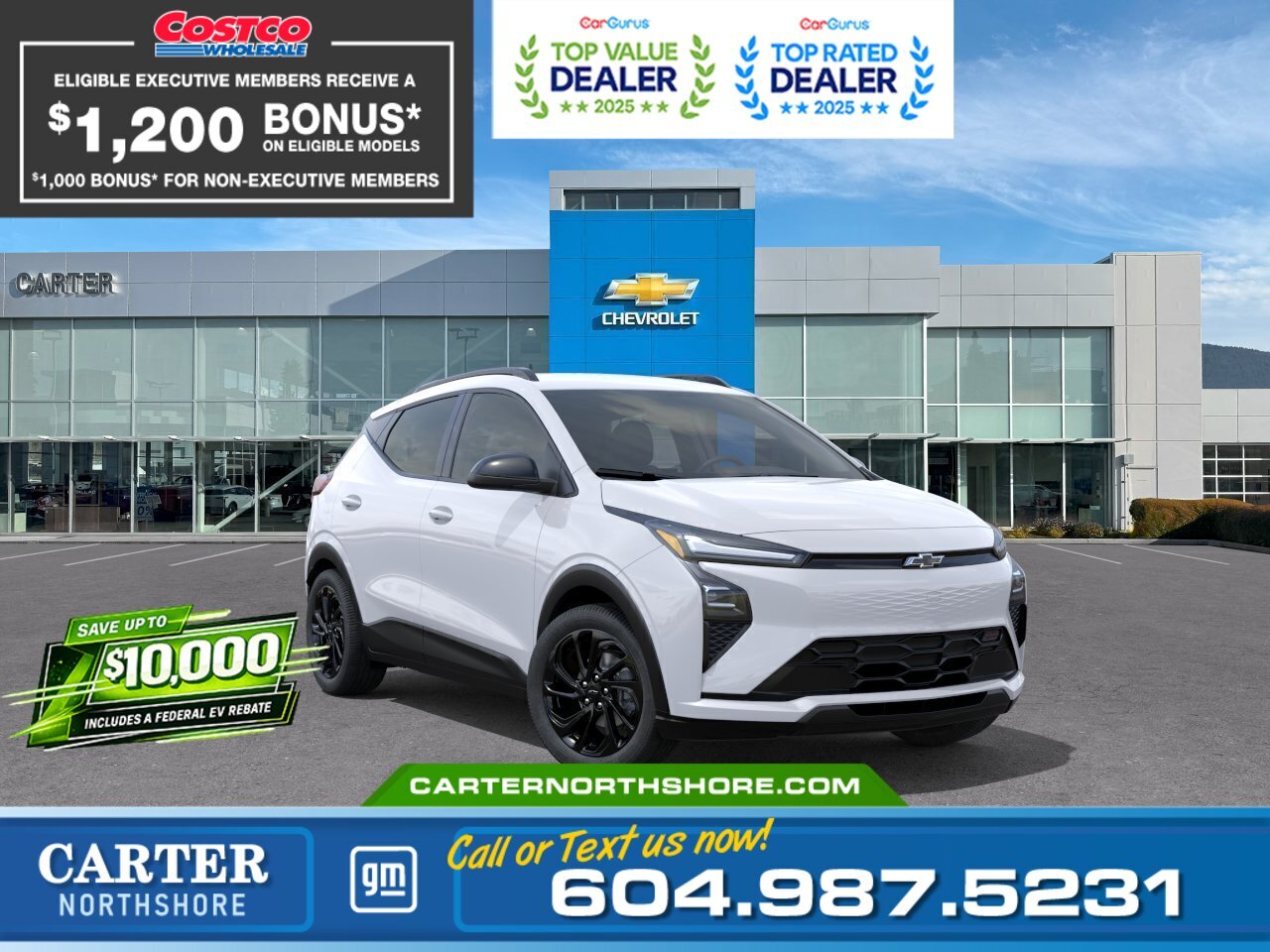 White 2027 Chevrolet Bolt RS FWD SUV / Crossover Front-Wheel Drive 1-Speed Automatic