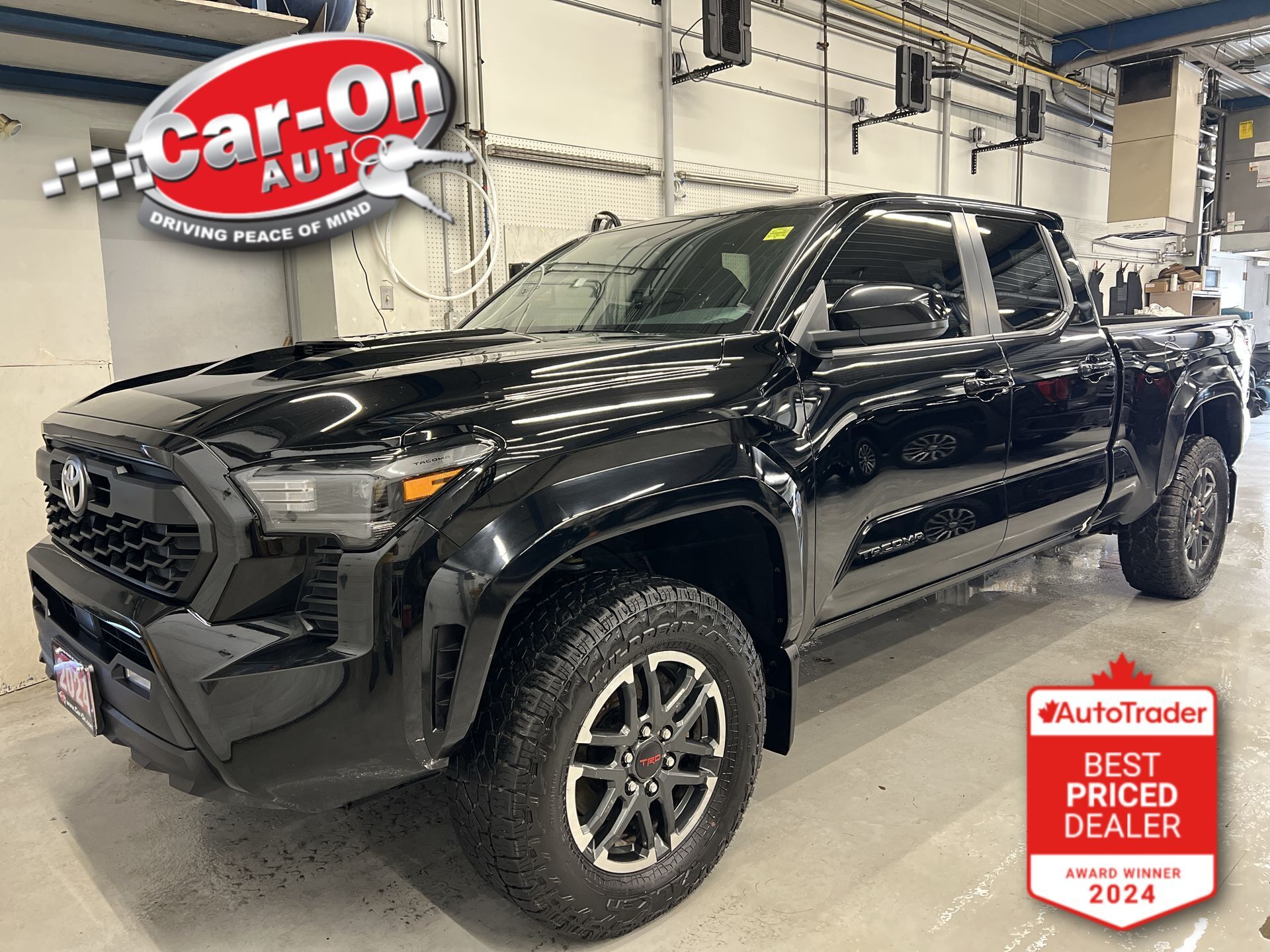 Black 2024 Toyota Tacoma Pickup Truck Four-Wheel Drive Automatic